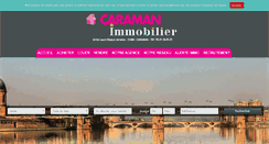 Desktop Screenshot of caraman-immobilier.com